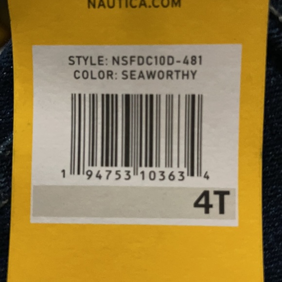 Nautica Skinny Stretch 4T Jeans - Picture 6 of 6